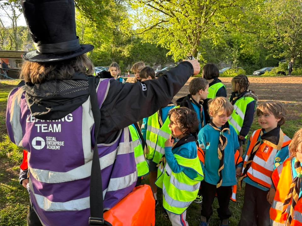The Beavers certainly had a great session this week when they had a tour of the Clifton Suspension Bridge and found out all about its history. 🌁There was some great acting as they learnt about the early life of Brunel, and some very knowledgeable young people being able to give quite a lot of detail regarding the bridges history before it was even shared with them!Many thanks to Pippa, one of the suspension bridge volunteers who led our session and kept our Beavers well and truly captivated!