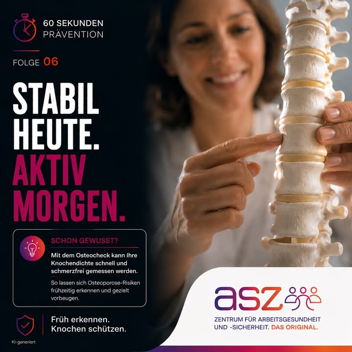 🦴 Stabil heute. Aktiv morgen.Unsere Knochen tragen uns ein Leben lang. Umso wichtiger ist es,....