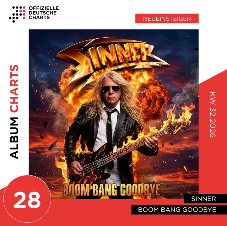 Congrats to Mat & the gang for their fantastic official German chart entry 🔥Sinner Primal Fea....